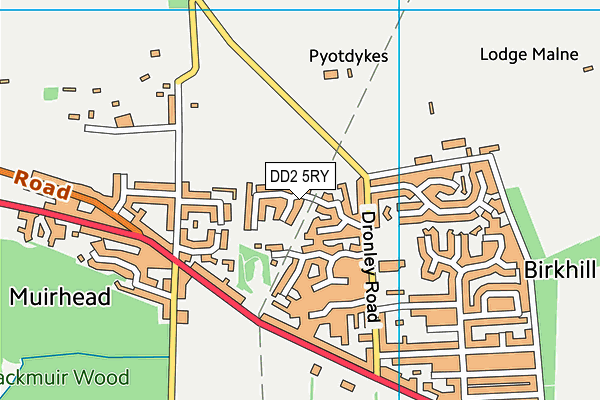 DD2 5RY map - OS VectorMap District (Ordnance Survey) DD2 5RY map - OS VectorMap District (Ordnance Survey)