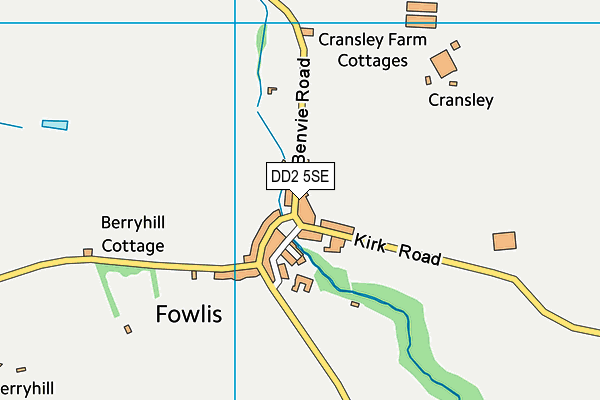 DD2 5SE map - OS VectorMap District (Ordnance Survey) DD2 5SE map - OS VectorMap District (Ordnance Survey)