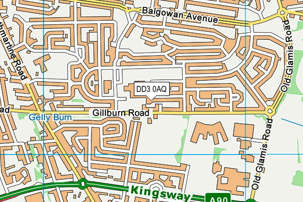 DD3 0AQ map - OS VectorMap District (Ordnance Survey) DD3 0AQ map - OS VectorMap District (Ordnance Survey)