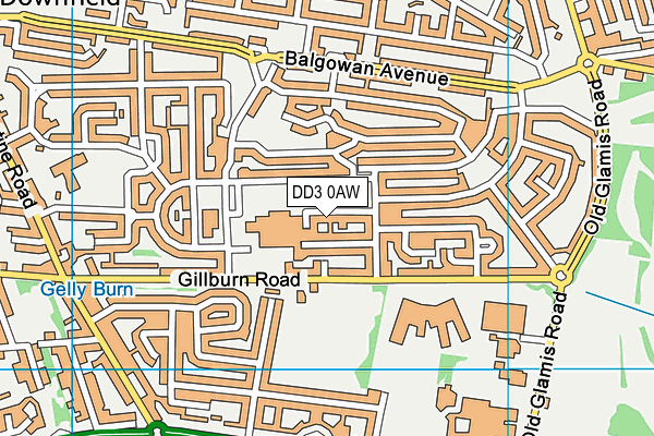 DD3 0AW map - OS VectorMap District (Ordnance Survey) DD3 0AW map - OS VectorMap District (Ordnance Survey)