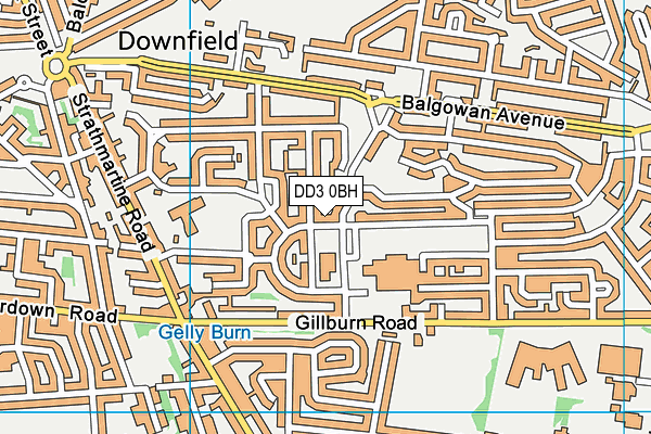 DD3 0BH map - OS VectorMap District (Ordnance Survey) DD3 0BH map - OS VectorMap District (Ordnance Survey)