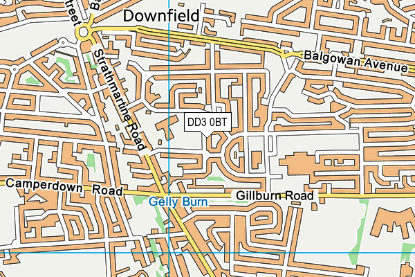 DD3 0BT map - OS VectorMap District (Ordnance Survey) DD3 0BT map - OS VectorMap District (Ordnance Survey)