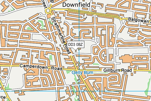 DD3 0BZ map - OS VectorMap District (Ordnance Survey) DD3 0BZ map - OS VectorMap District (Ordnance Survey)
