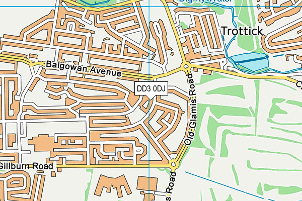 DD3 0DJ map - OS VectorMap District (Ordnance Survey) DD3 0DJ map - OS VectorMap District (Ordnance Survey)