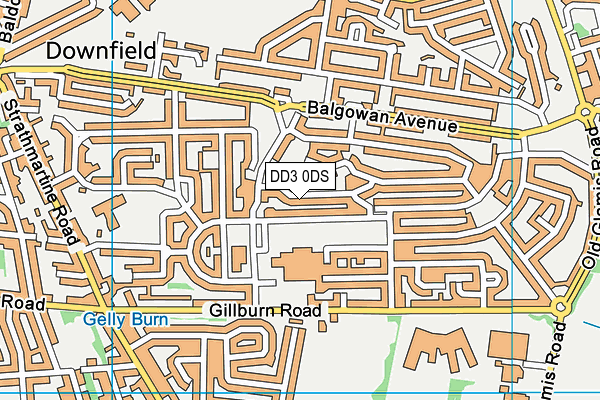 DD3 0DS map - OS VectorMap District (Ordnance Survey) DD3 0DS map - OS VectorMap District (Ordnance Survey)