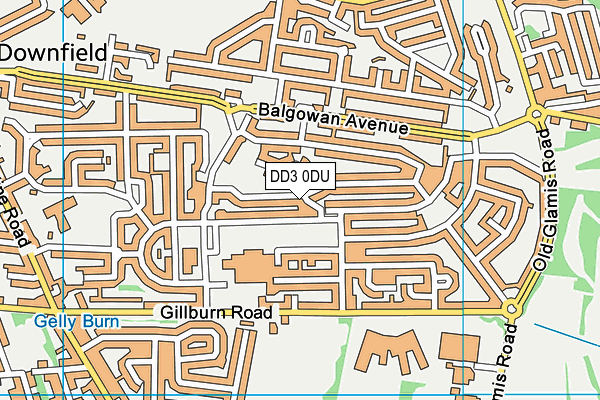 DD3 0DU map - OS VectorMap District (Ordnance Survey) DD3 0DU map - OS VectorMap District (Ordnance Survey)