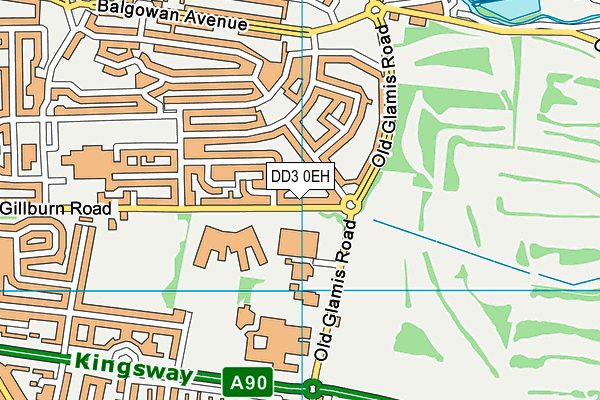 DD3 0EH map - OS VectorMap District (Ordnance Survey) DD3 0EH map - OS VectorMap District (Ordnance Survey)