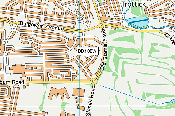 DD3 0EW map - OS VectorMap District (Ordnance Survey) DD3 0EW map - OS VectorMap District (Ordnance Survey)