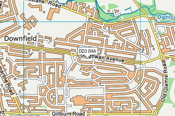 DD3 0HA map - OS VectorMap District (Ordnance Survey) DD3 0HA map - OS VectorMap District (Ordnance Survey)