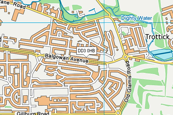 DD3 0HB map - OS VectorMap District (Ordnance Survey) DD3 0HB map - OS VectorMap District (Ordnance Survey)