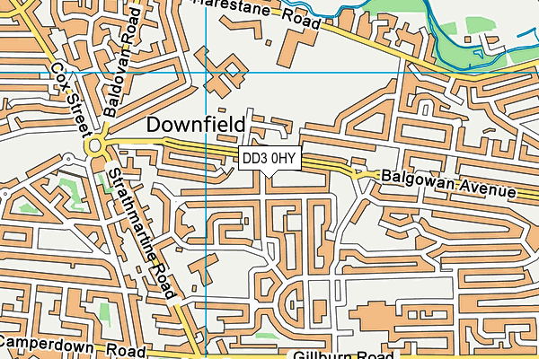 DD3 0HY map - OS VectorMap District (Ordnance Survey) DD3 0HY map - OS VectorMap District (Ordnance Survey)