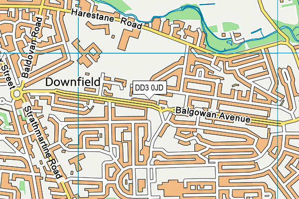 DD3 0JD map - OS VectorMap District (Ordnance Survey) DD3 0JD map - OS VectorMap District (Ordnance Survey)