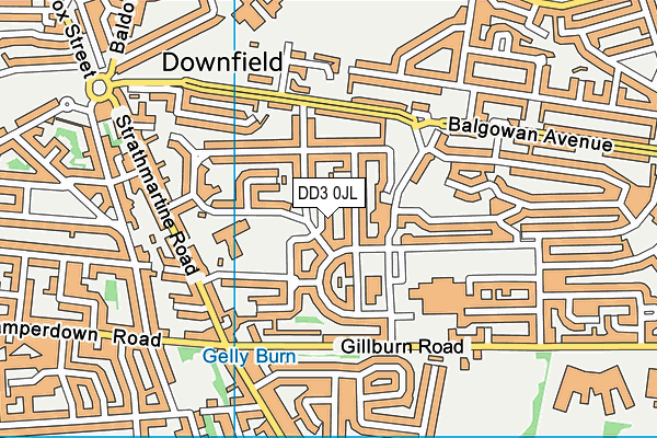 DD3 0JL map - OS VectorMap District (Ordnance Survey) DD3 0JL map - OS VectorMap District (Ordnance Survey)