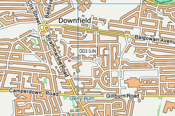 DD3 0JN map - OS VectorMap District (Ordnance Survey) DD3 0JN map - OS VectorMap District (Ordnance Survey)