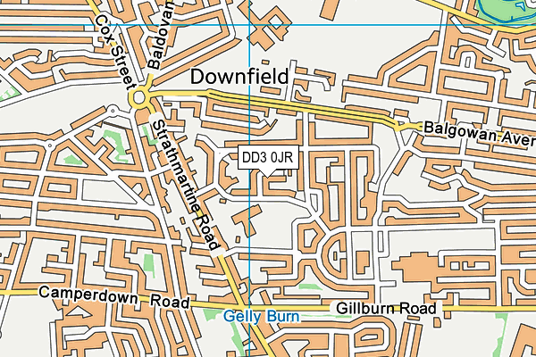 DD3 0JR map - OS VectorMap District (Ordnance Survey) DD3 0JR map - OS VectorMap District (Ordnance Survey)