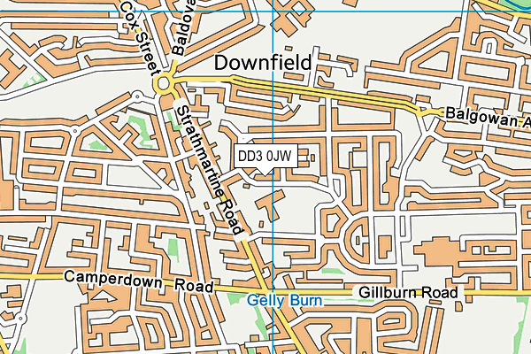 DD3 0JW map - OS VectorMap District (Ordnance Survey) DD3 0JW map - OS VectorMap District (Ordnance Survey)