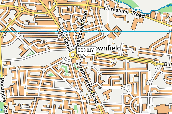 DD3 0JY map - OS VectorMap District (Ordnance Survey) DD3 0JY map - OS VectorMap District (Ordnance Survey)