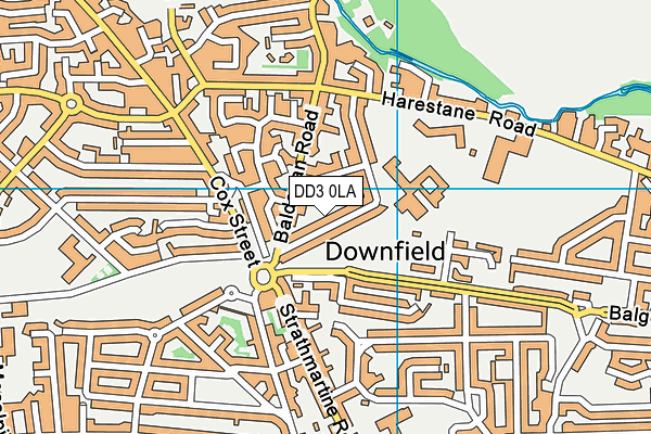 DD3 0LA map - OS VectorMap District (Ordnance Survey) DD3 0LA map - OS VectorMap District (Ordnance Survey)
