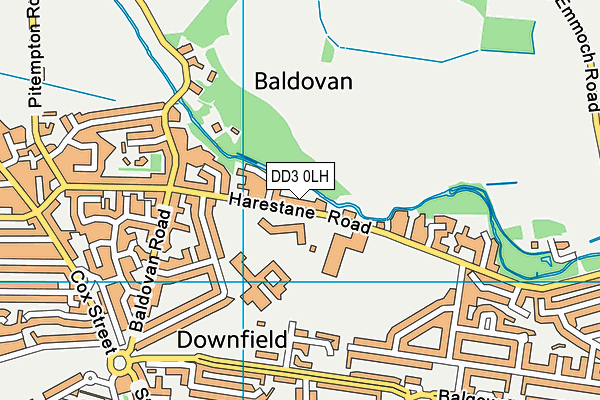 DD3 0LH map - OS VectorMap District (Ordnance Survey) DD3 0LH map - OS VectorMap District (Ordnance Survey)
