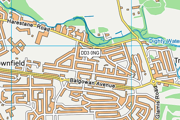 DD3 0NG map - OS VectorMap District (Ordnance Survey) DD3 0NG map - OS VectorMap District (Ordnance Survey)