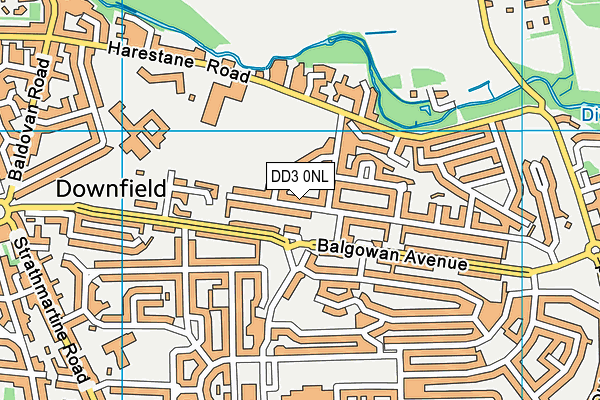 DD3 0NL map - OS VectorMap District (Ordnance Survey) DD3 0NL map - OS VectorMap District (Ordnance Survey)