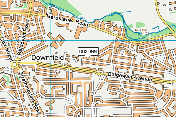 DD3 0NN map - OS VectorMap District (Ordnance Survey) DD3 0NN map - OS VectorMap District (Ordnance Survey)
