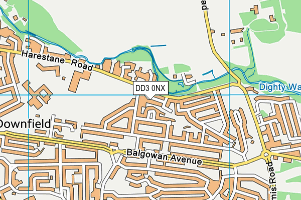 DD3 0NX map - OS VectorMap District (Ordnance Survey) DD3 0NX map - OS VectorMap District (Ordnance Survey)