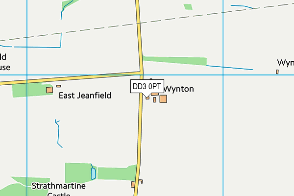 DD3 0PT map - OS VectorMap District (Ordnance Survey)