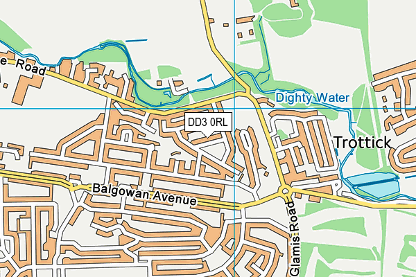 DD3 0RL map - OS VectorMap District (Ordnance Survey) DD3 0RL map - OS VectorMap District (Ordnance Survey)