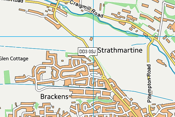 DD3 0SJ map - OS VectorMap District (Ordnance Survey) DD3 0SJ map - OS VectorMap District (Ordnance Survey)