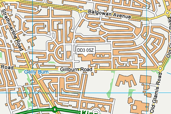 DD3 0SZ map - OS VectorMap District (Ordnance Survey) DD3 0SZ map - OS VectorMap District (Ordnance Survey)