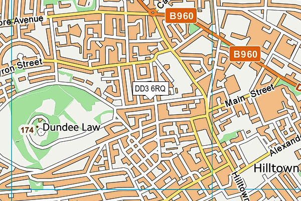 DD3 6RQ map - OS VectorMap District (Ordnance Survey) DD3 6RQ map - OS VectorMap District (Ordnance Survey)