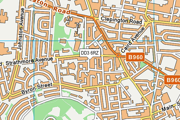 DD3 6RZ map - OS VectorMap District (Ordnance Survey) DD3 6RZ map - OS VectorMap District (Ordnance Survey)