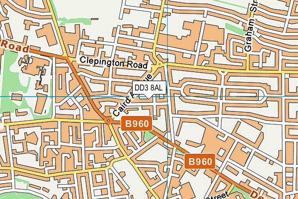 DD3 8AL map - OS VectorMap District (Ordnance Survey) DD3 8AL map - OS VectorMap District (Ordnance Survey)