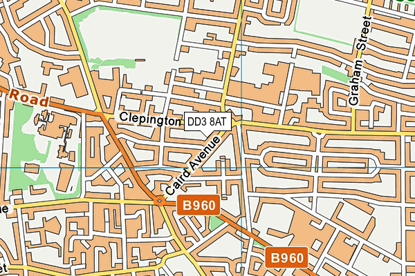 DD3 8AT map - OS VectorMap District (Ordnance Survey) DD3 8AT map - OS VectorMap District (Ordnance Survey)
