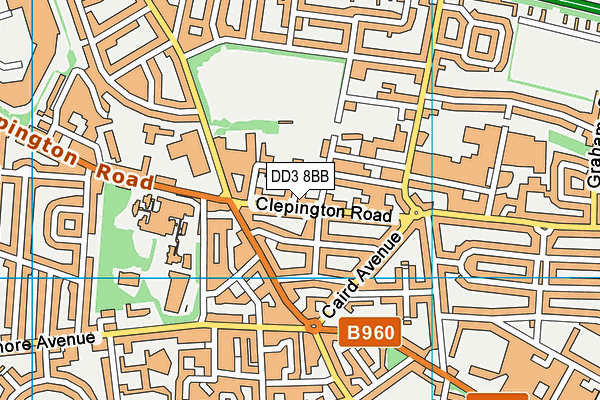 DD3 8BB map - OS VectorMap District (Ordnance Survey) DD3 8BB map - OS VectorMap District (Ordnance Survey)