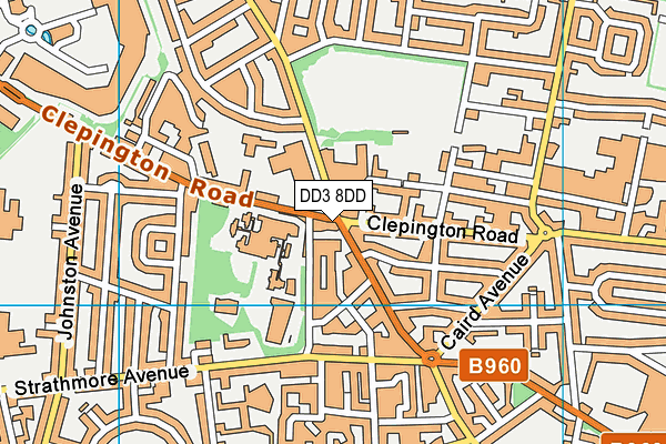 DD3 8DD map - OS VectorMap District (Ordnance Survey) DD3 8DD map - OS VectorMap District (Ordnance Survey)
