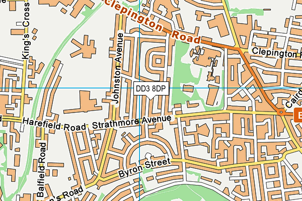 DD3 8DP map - OS VectorMap District (Ordnance Survey) DD3 8DP map - OS VectorMap District (Ordnance Survey)