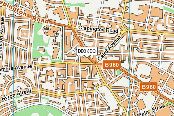 DD3 8DQ map - OS VectorMap District (Ordnance Survey) DD3 8DQ map - OS VectorMap District (Ordnance Survey)
