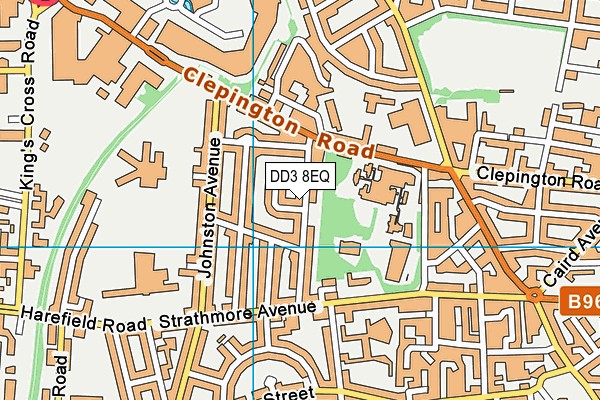 DD3 8EQ map - OS VectorMap District (Ordnance Survey) DD3 8EQ map - OS VectorMap District (Ordnance Survey)