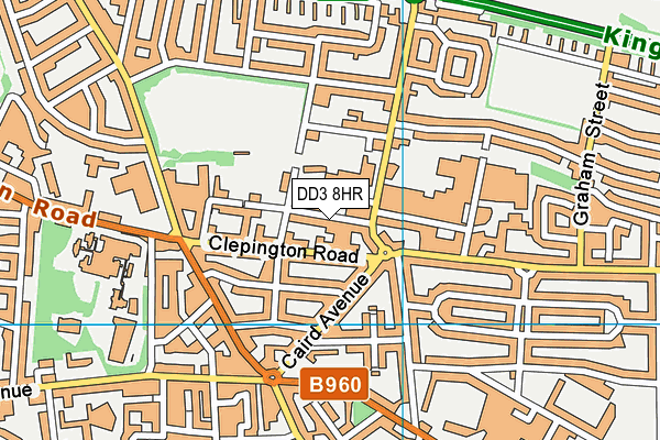 DD3 8HR map - OS VectorMap District (Ordnance Survey) DD3 8HR map - OS VectorMap District (Ordnance Survey)