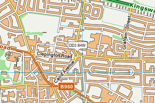 DD3 8HW map - OS VectorMap District (Ordnance Survey) DD3 8HW map - OS VectorMap District (Ordnance Survey)