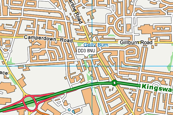 DD3 8NU map - OS VectorMap District (Ordnance Survey) DD3 8NU map - OS VectorMap District (Ordnance Survey)