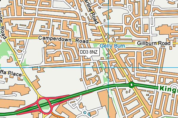 DD3 8NZ map - OS VectorMap District (Ordnance Survey) DD3 8NZ map - OS VectorMap District (Ordnance Survey)