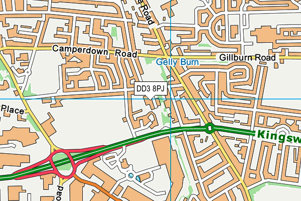 DD3 8PJ map - OS VectorMap District (Ordnance Survey) DD3 8PJ map - OS VectorMap District (Ordnance Survey)