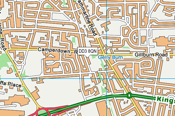 DD3 8QN map - OS VectorMap District (Ordnance Survey) DD3 8QN map - OS VectorMap District (Ordnance Survey)