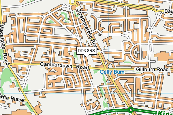 DD3 8RS map - OS VectorMap District (Ordnance Survey) DD3 8RS map - OS VectorMap District (Ordnance Survey)