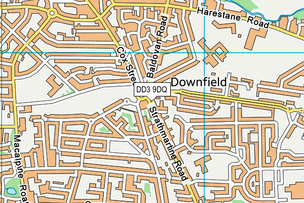 DD3 9DQ map - OS VectorMap District (Ordnance Survey) DD3 9DQ map - OS VectorMap District (Ordnance Survey)