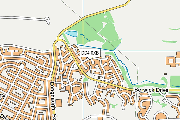 DD4 0XB map - OS VectorMap District (Ordnance Survey) DD4 0XB map - OS VectorMap District (Ordnance Survey)