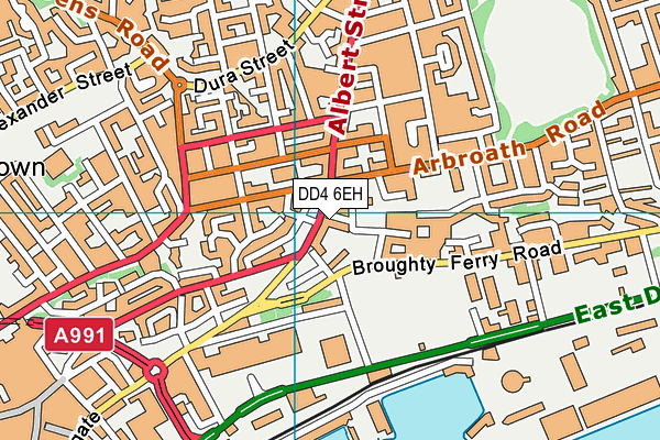 DD4 6EH map - OS VectorMap District (Ordnance Survey)